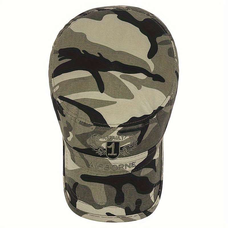 1pc Spring And Autumn Camouflage Outdoor Sports Flat Cap For Men And Women Casual Sunshade Cotton