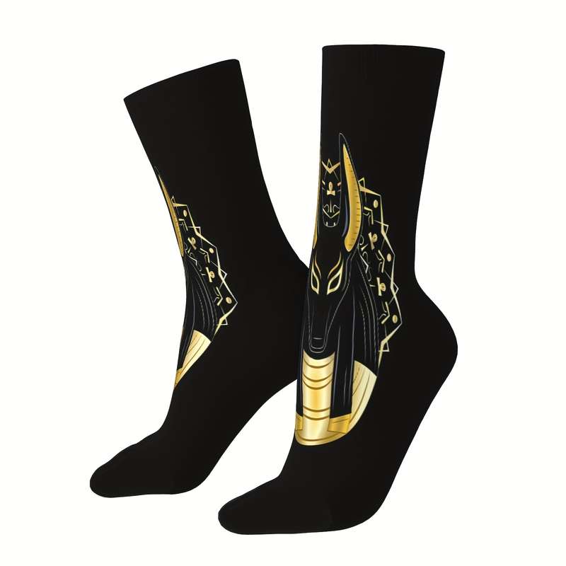 1 Pair One Size Key Ornament Meander Socks