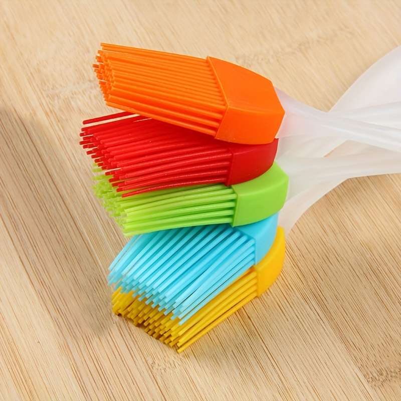 6pcs Silicone Oil Brushes For Household Baking And Barbecue Bread Pancake Silicone Brush Home