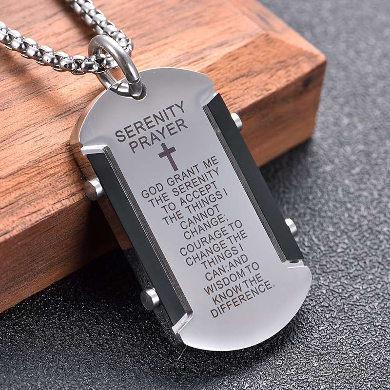 1 Piece Black Pendant Add Chain 60CM Jesus Theme Pendant