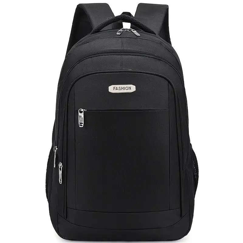 1pc Versatile Nylon Backpack for Men Lightweight Large Capacity for Travel Cycling