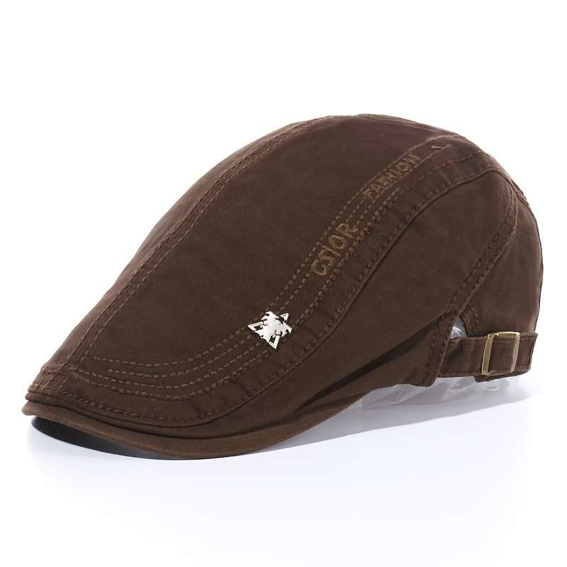 1pc Men's Cabbie Hat Newsboy Cap For Spring And Autumn Ideal Choice For Gifts