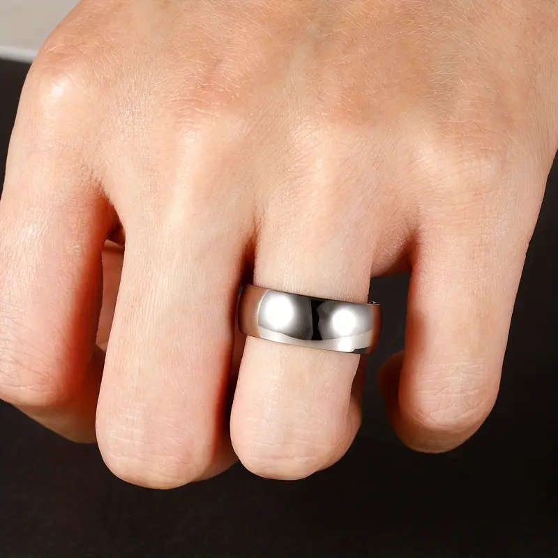 6mm Titanium Steel Ring