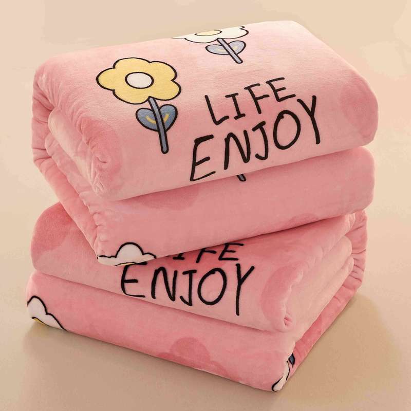 1ps Blanket Color Strawberry Pink size 200cmx230cm