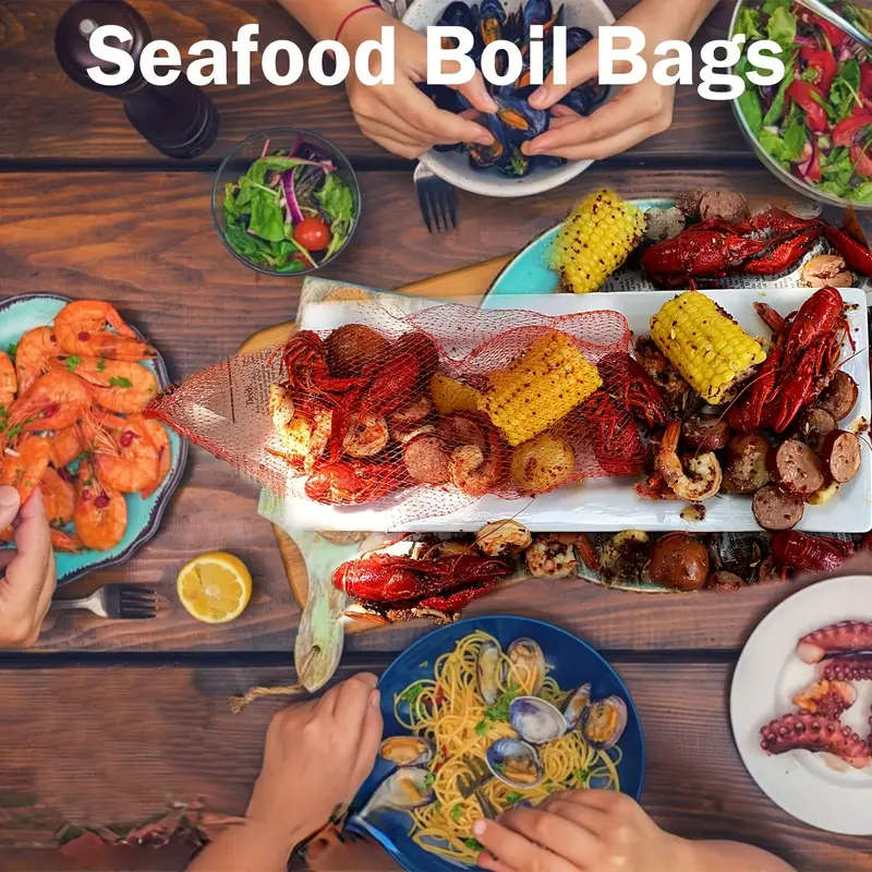 50 Reusable Mesh Bags