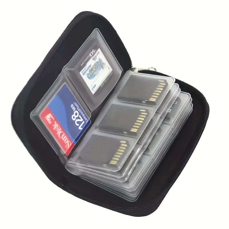 1 Portable Multi-function PVC Camera Card Storage Bag