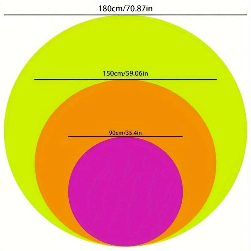 1ps Blanket Size  Diameter  90Cm