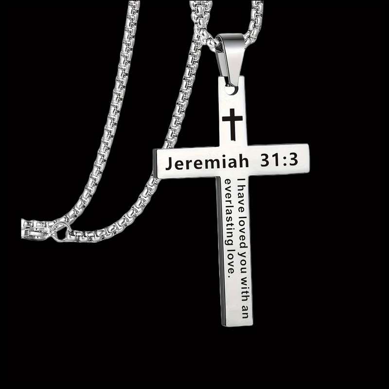 1 Piece Philippians 4:13 Jesus Theme Pendant