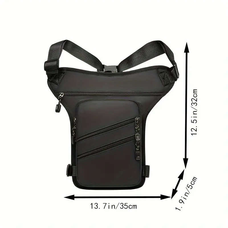 1pc Nylon High Quality Cool Fanny Pack Multi-Functional Storage Bag Multi-Purpose Riding Bag Outdoor