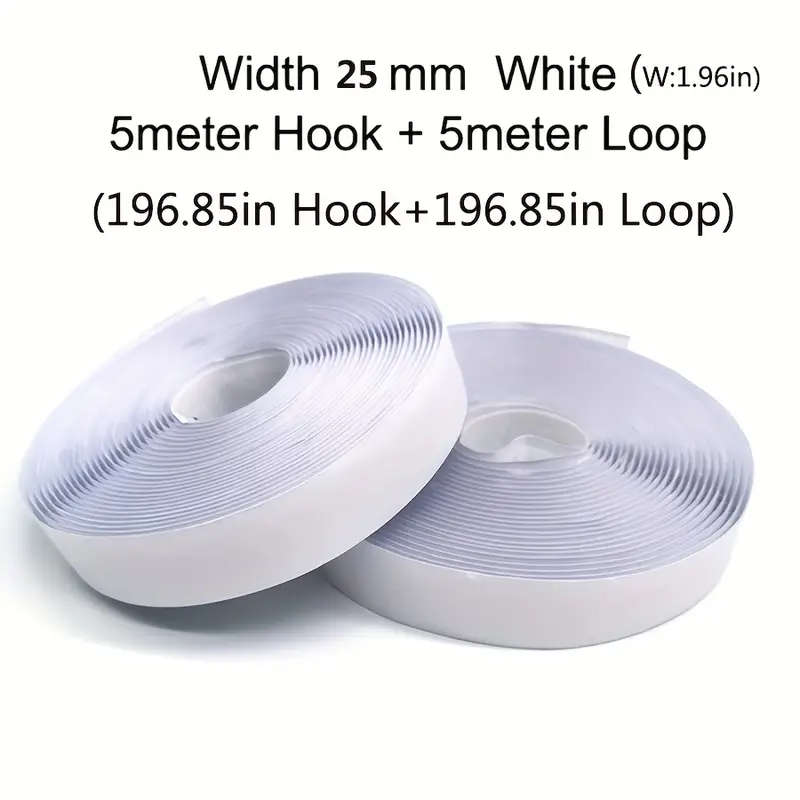 1 Roll Of Strong Self-Adhesive Hook And Loop