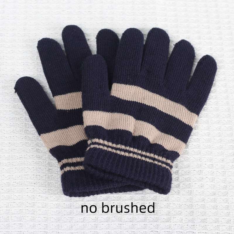 1 Pair Shangqing Plus Camel Style Ordinary No Velvet Warm Gloves