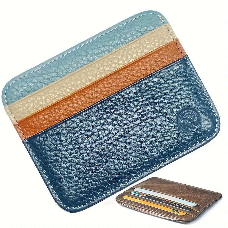 Geniune Leather Credit Card Holder Anti-theft Wallet