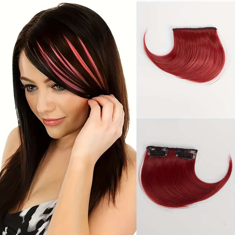 1Pc Red 15.24cm Fashion Design Wig