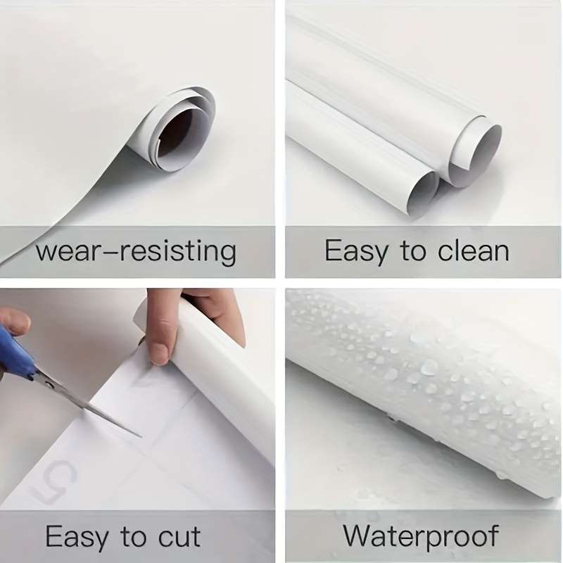 1PC Wall StickersGray2000cmX40cm 787.4inX15.75in