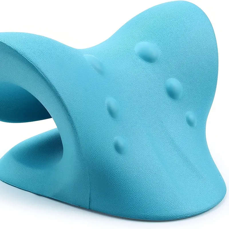 1pc Neck And Shoulder Relaxer Cervical Traction Device Cervical Traction Pillow for Muscle Relaxatio