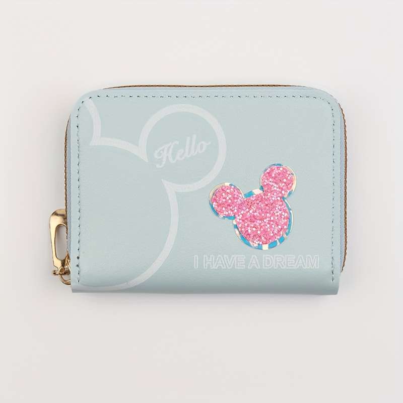 1pc A Cute Zipper Wallet for Girls a Casual Card Holder a Women'S Bag a Phone Pouch And an Ador