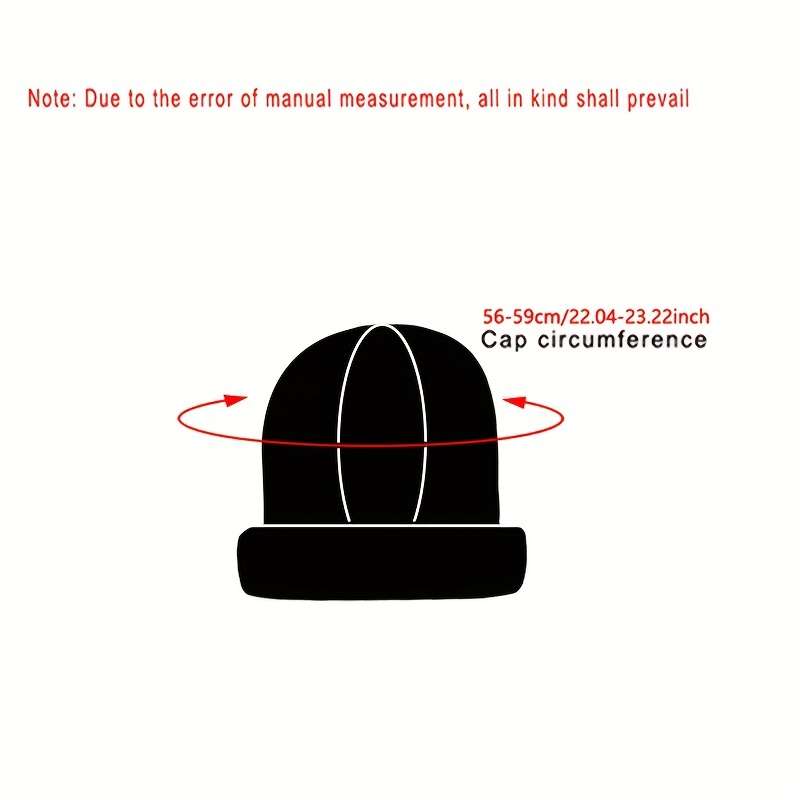 1pc Robot Adventure Treasure Embroidered Beanie Unisex Brimless Knitted Hat Casual Warm Cold Ha
