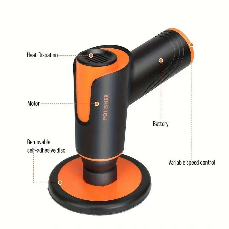 100W Wireless Portable Car Waxing and Polishing Machine