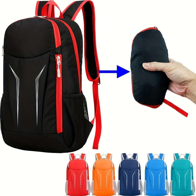 1pc Outdoor Sports Folding Backpack Hiking Cycling Travel Daypack Lightweight Shoulder Bag Climbing