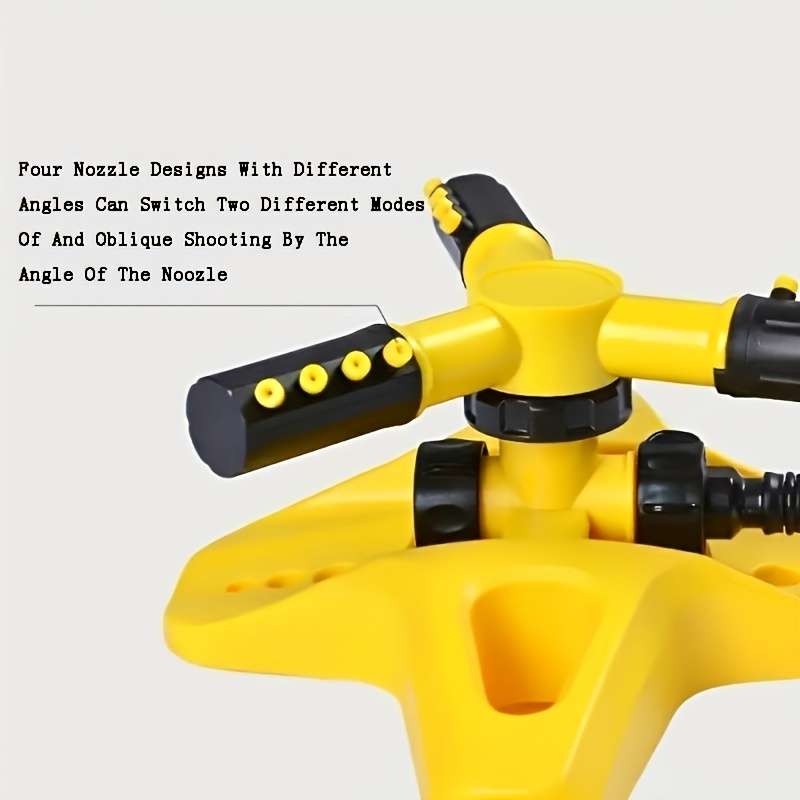 1Pc Sprinklers Lawn Automatic Sprinkler Rotating 3 Adjustable Rotating Arms