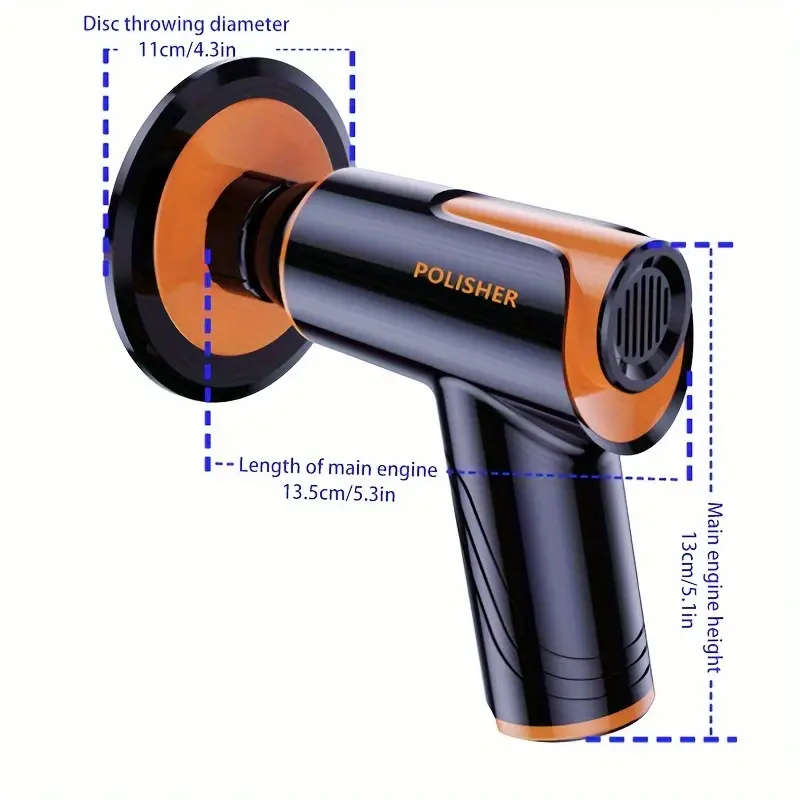 100W Wireless Portable Car Waxing and Polishing Machine