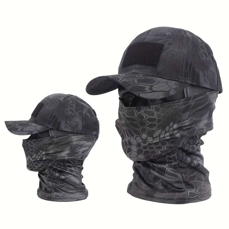 1pc Camouflage Tactical Baseball Cap and Beret Set for Military Fans Outdoor Sports Hiking Mountai