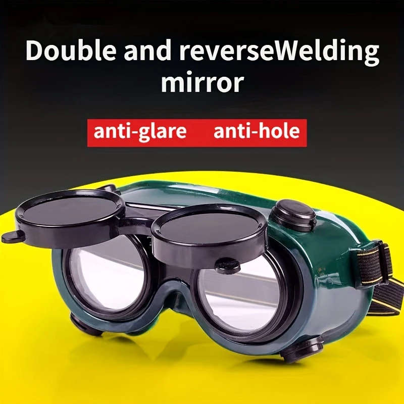 1pc Electric Welding Goggle Electric Welding Protective Goggles Welder's Strong Light Protective