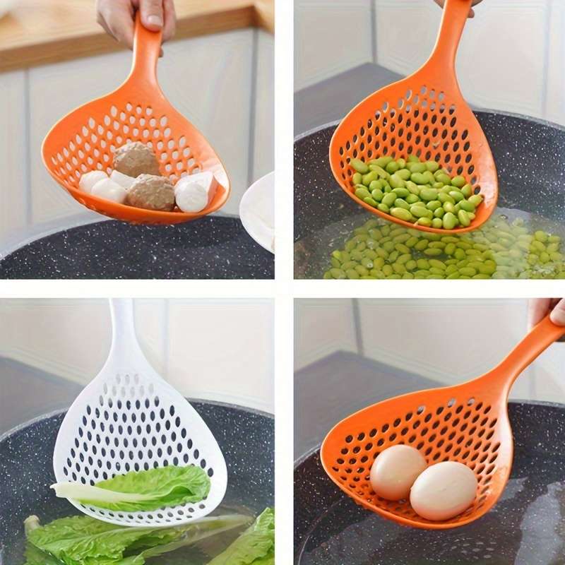 1pc Versatile Silicone Clip-On Strainer an Ideal Kitchen Tool for Your Cookware