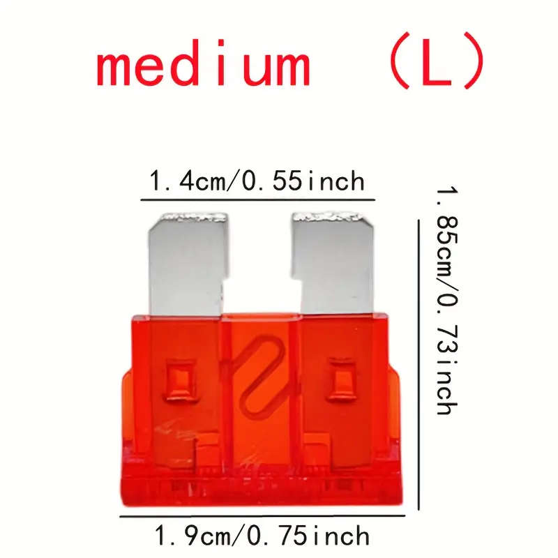 50 Pieces Automotive Fuse Combo Kit
