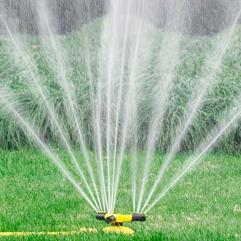 1Pc Sprinklers Lawn Automatic Sprinkler Rotating 3 Adjustable Rotating Arms