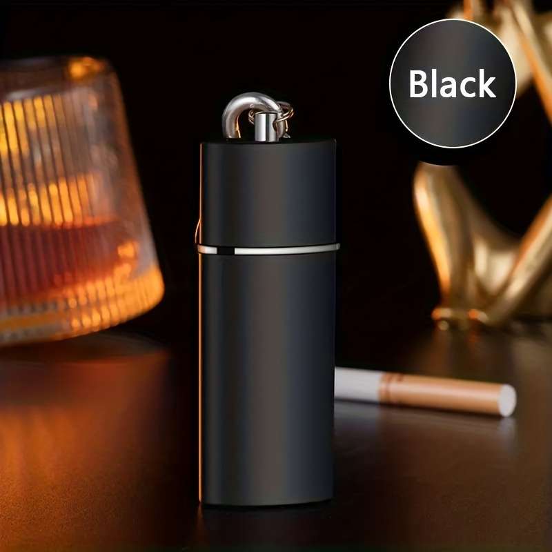 1pc Portable Men's And Women's Ashtray Pendant Key Chain Pocket Ashtray Outdoor Travel Portable Ash