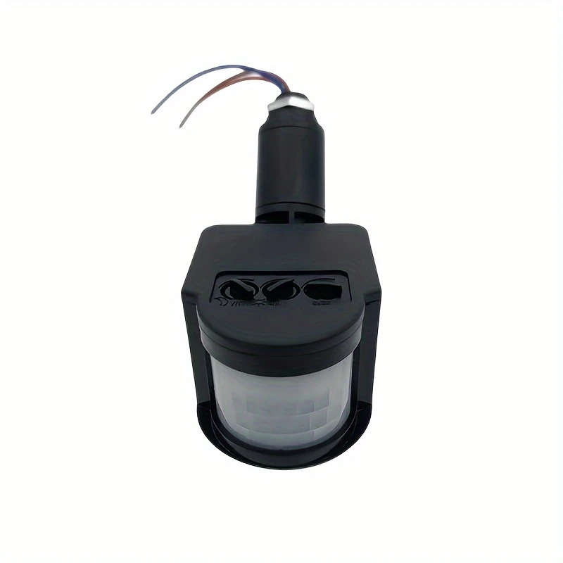 1pc LED Light Motion Sensor Automatic Infrared PIR Infrared Detector 180 Degree Rotating Outdoor Tim