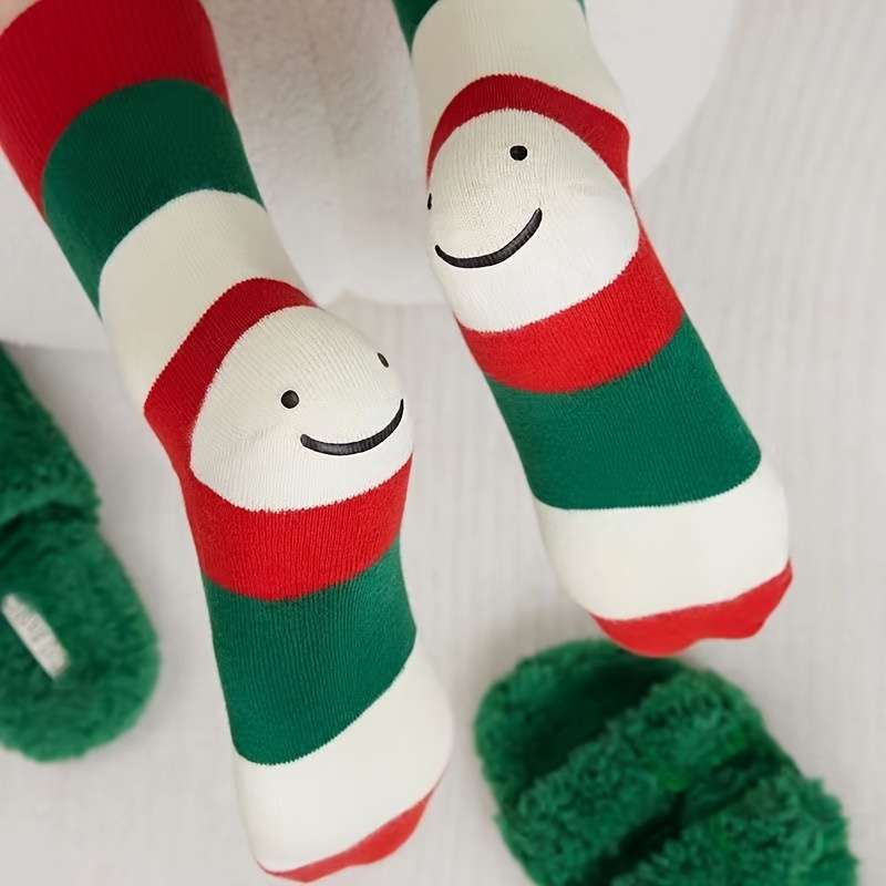 2Pcs Mixed Color One Size High Elastic Socks