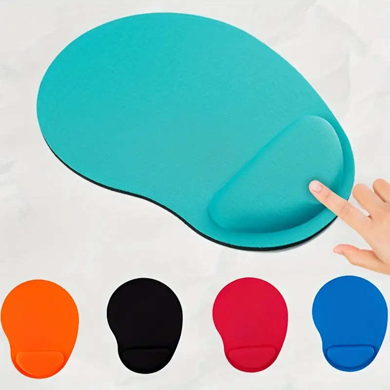 1pc Mouse Pad With Silicone Gel Wrist Support