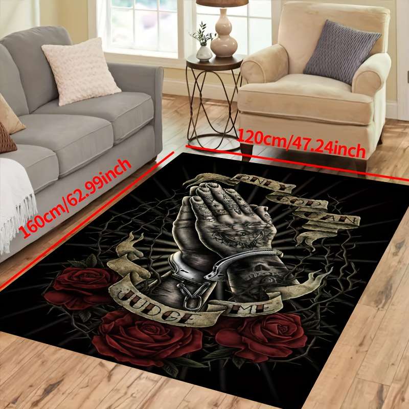 1Pc 78.74x119.38cm Floor Mat