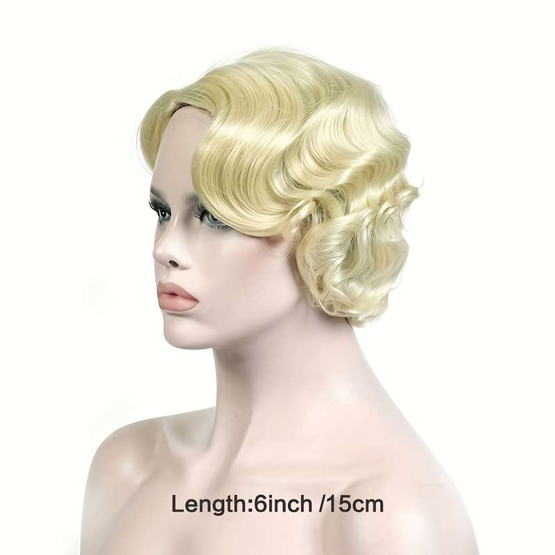1Pc Orange 10.16cm Fashion Design Wig