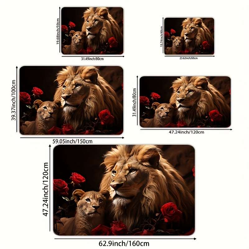 1Pc 31.49x47.24inch 80x120cm Floor Mat
