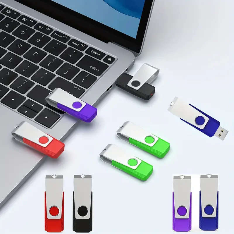 1 pc 16GB USB 2.0 Flash Drive Thumb Drive USB Stick Rotary Memory Stick