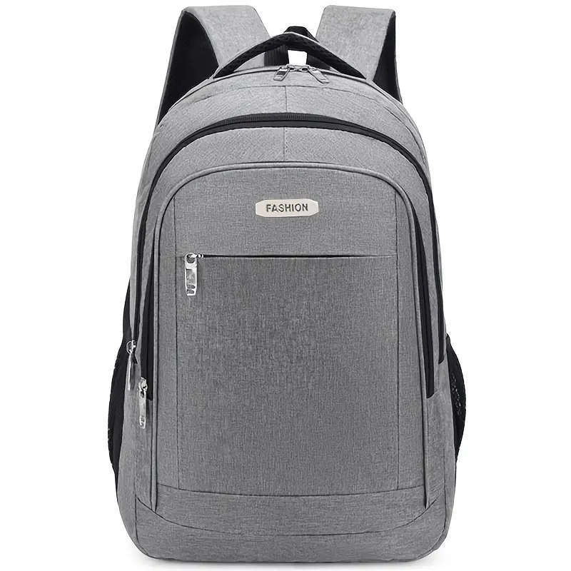 1pc Versatile Nylon Backpack for Men Lightweight Large Capacity for Travel Cycling