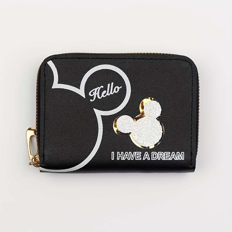 1pc A Cute Zipper Wallet for Girls a Casual Card Holder a Women'S Bag a Phone Pouch And an Ador