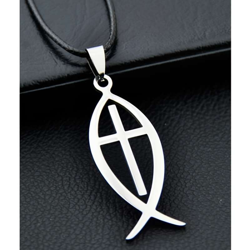 1 Piece Cross Jesus Theme Pendant