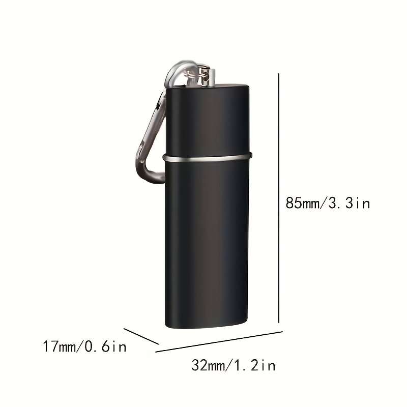 1pc Portable Men's And Women's Ashtray Pendant Key Chain Pocket Ashtray Outdoor Travel Portable Ash