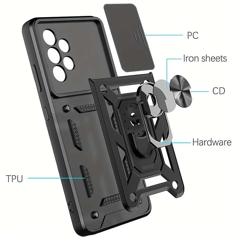 1pc Black For Samsung Galaxy A53 5G Phone Cases