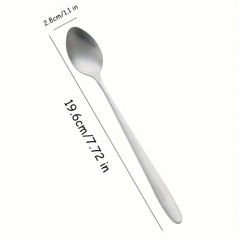 1pc Stainless Steel Spoon Laser Engraved Spoon Long Handle Spoon I've Got Your Back Funny Be