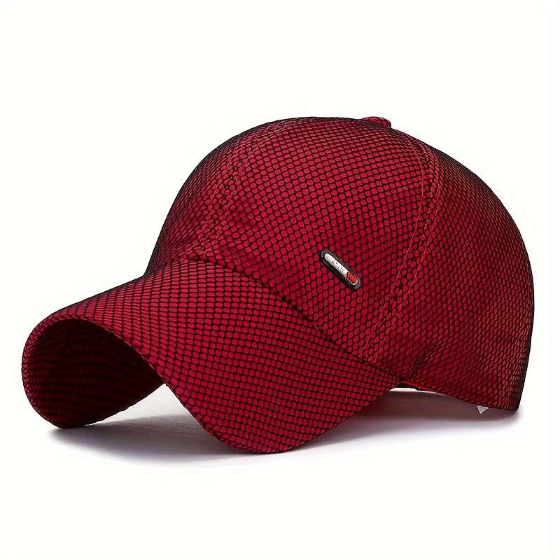 1pc New Stylish Baseball Cap Casual Breathable Dad Hat Stylish Adjustable Sunshade Sports Hats For