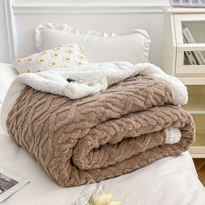 1ps Blanket Color Grey size twin 100cmx150cm