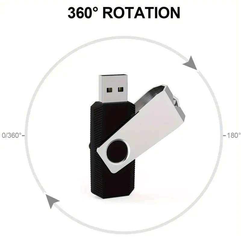 1 pc 16GB USB 2.0 Flash Drive Thumb Drive USB Stick Rotary Memory Stick