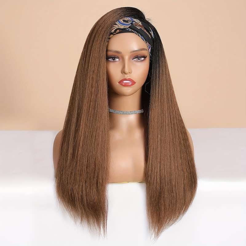 1Pc Rust 55.88cm Fashion Design Wig