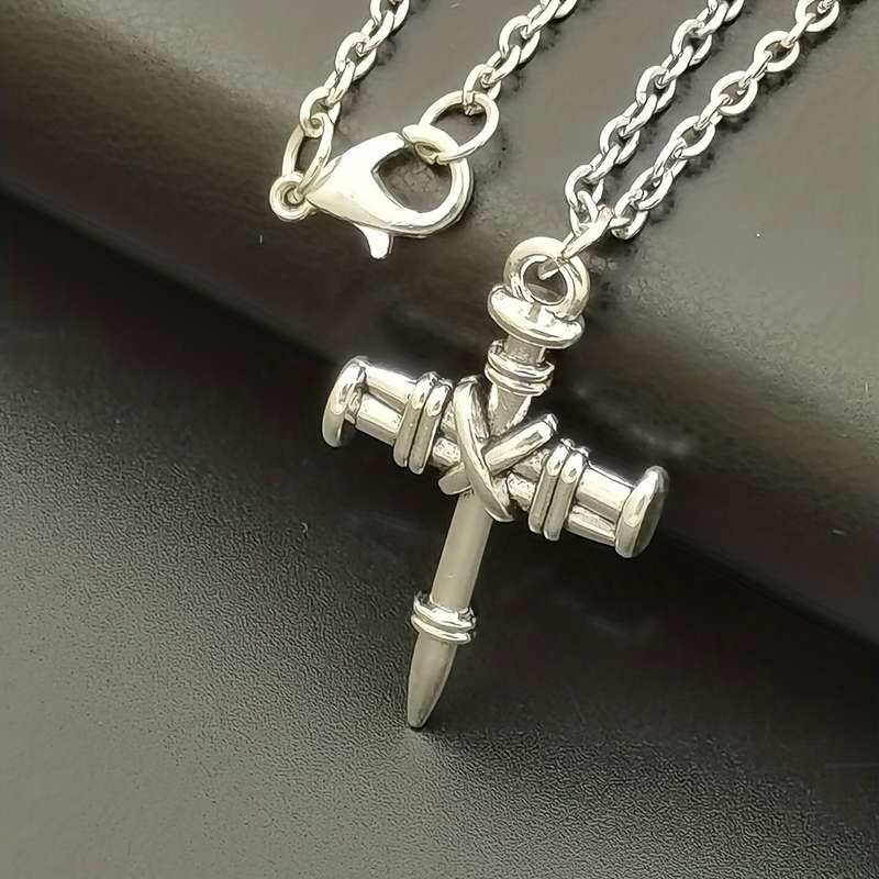 1 Piece A 210d Jesus Theme Pendant