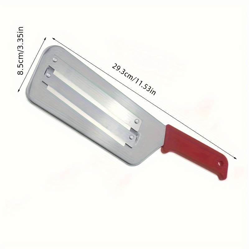 1pc Cabbage Kitchen Knife Cabbage Hand Chopper Metal Sauerkraut Knife Double Slice Planer